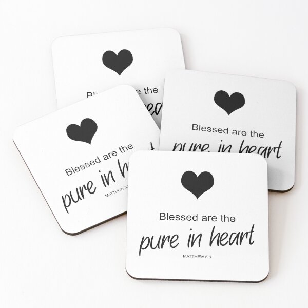 Item preview, Blessed are the pure in heart - Matthew 5:8 designed and sold by aheartforgod.