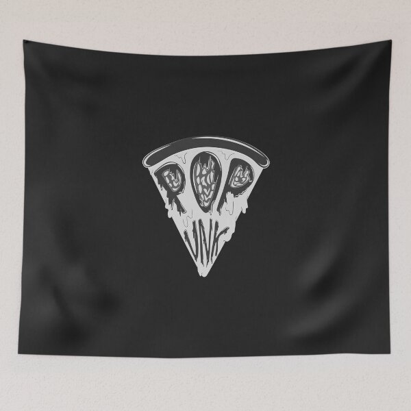 Item preview, Popunk Pizza Logo Monochromatic designed and sold by TwistedByArt.