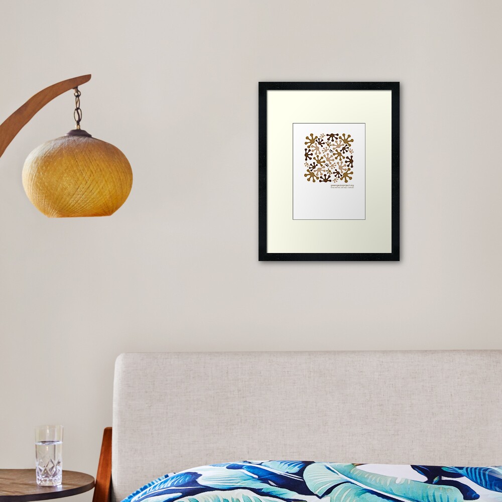 Item preview, Framed Art Print designed and sold by greengecko.