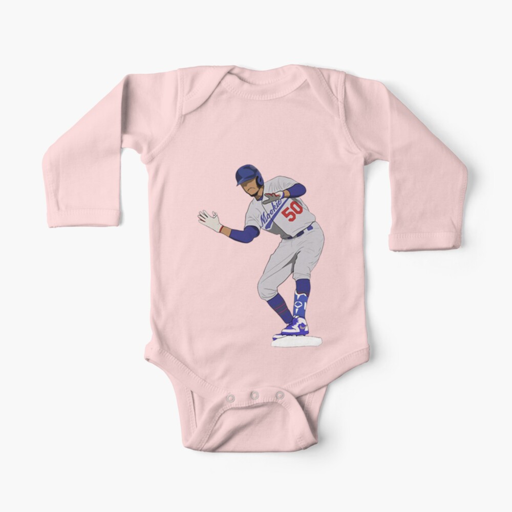 Girls Newborn & Infant Los Angeles Dodgers Cody Bellinger Pink