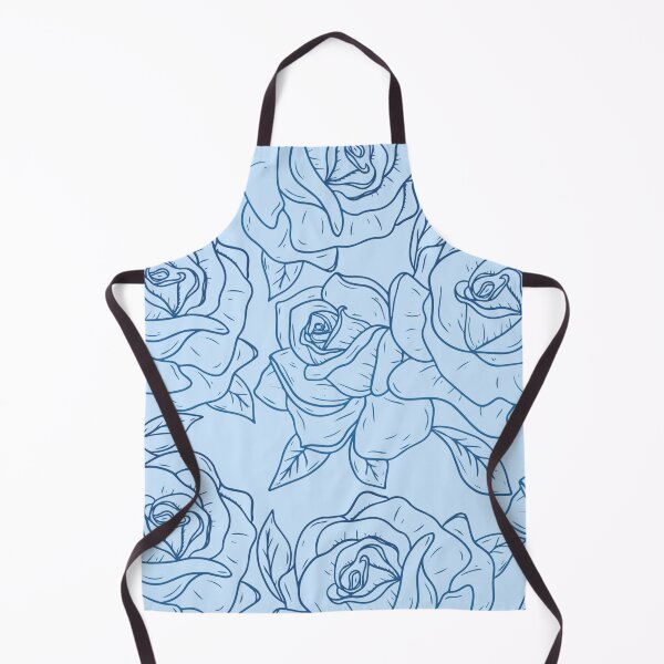 Item preview, Vintage Minimalistic Rose Floral Pattern On Light Blue designed and sold by GraphicsClub.