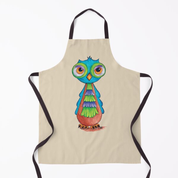 Item preview, Cute Owl, Woodland Bird, Whimsical, Funny Character - Edmonston Studios designed and sold by ReneeEdmonston.