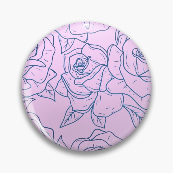 Item preview, Vintage Minimalistic Rose Floral Pattern On Light Pink designed and sold by GraphicsClub.