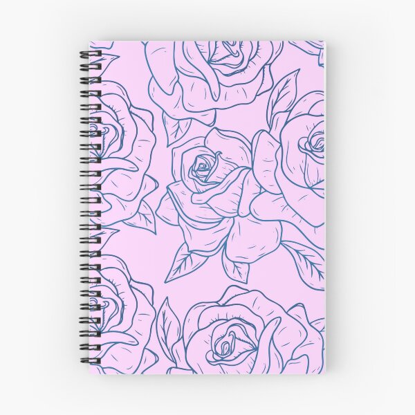 Item preview, Vintage Minimalistic Rose Floral Pattern On Light Pink designed and sold by GraphicsClub.