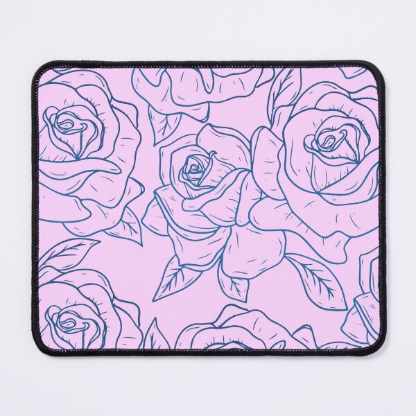 Item preview, Vintage Minimalistic Rose Floral Pattern On Light Pink designed and sold by GraphicsClub.