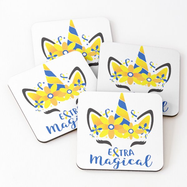 Item preview, Extra Magical Down Syndrome Awareness Unicorn designed and sold by EmilieWebeEW.