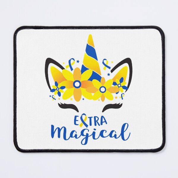 Item preview, Extra Magical Down Syndrome Awareness Unicorn designed and sold by EmilieWebeEW.