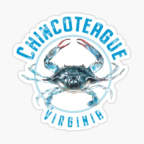 Item preview, Chincoteague Virginia Blue Crab Design designed and sold by Futurebeachbum.