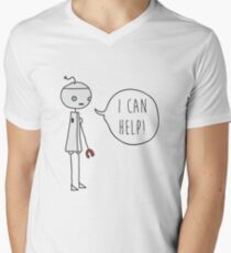 Android Minsky from Fargo TV series V-Neck T-Shirt