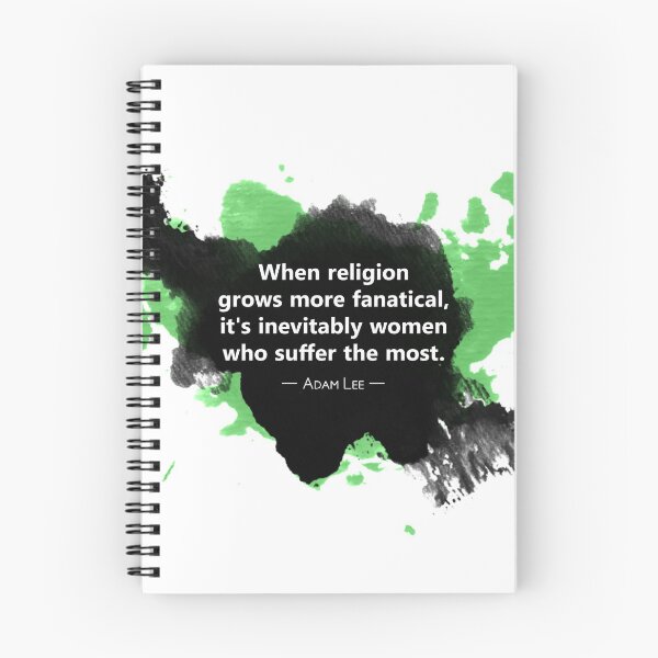 Item preview, Atheism Quote: When Religion Grows designed and sold by ThisOnAShirt.