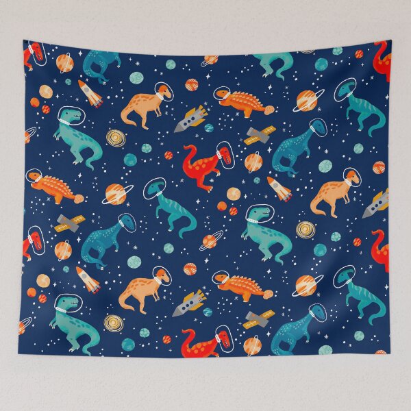 Item preview, Painted Space Dinosaurs designed and sold by latheandquill.