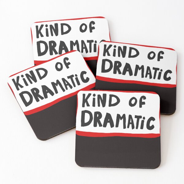 Item preview, Hello I M Kind Of Dramatic - Nametag  designed and sold by JoachimNeuma.