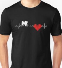 Special Papillon Heartbeat Dog T-shirt Unisex T-Shirt