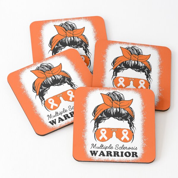 Item preview, Multiple Sclerosis Warrior MS Awareness Messy Bun Mom Wife designed and sold by EmilieWebeEW.