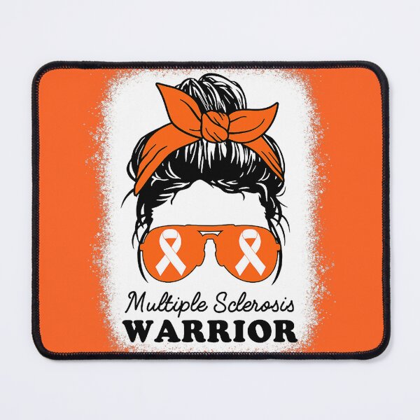 Item preview, Multiple Sclerosis Warrior MS Awareness Messy Bun Mom Wife designed and sold by EmilieWebeEW.