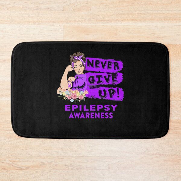 Item preview, Epilepsy Warrior - Never Give Up! - Support Epilepsy Warrior Gifts designed and sold by whlrcheryl.
