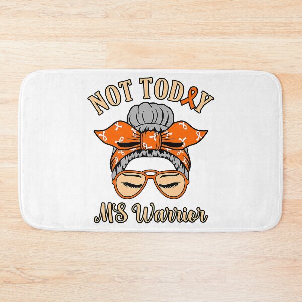 Item preview, Not Today MS Warrior Multiple Sclerosis Awareness Messy Bun designed and sold by EmilieWebeEW.