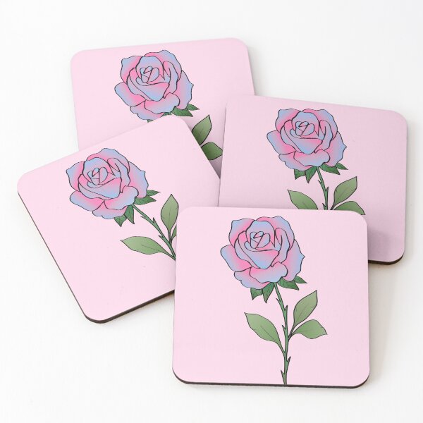 Artikelvorschau, Trans-Flagge Rose entworfen und verkauft von shopcosmiclatte.