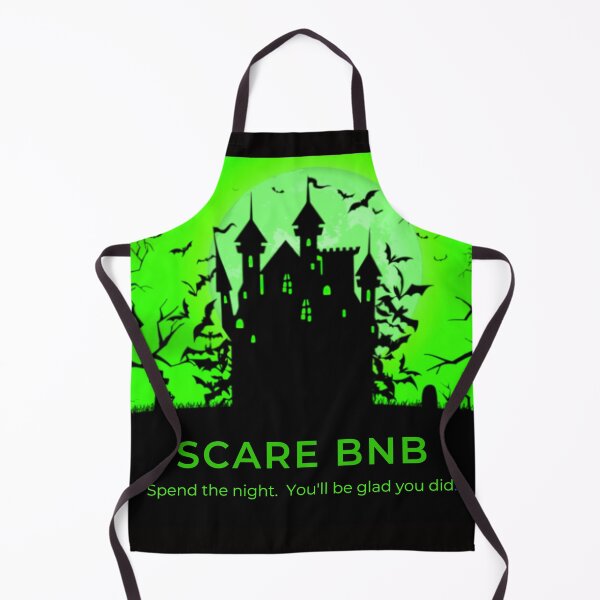 Item preview, Scare BNB Halloween design Green variant designed and sold by PoppysPrintings.