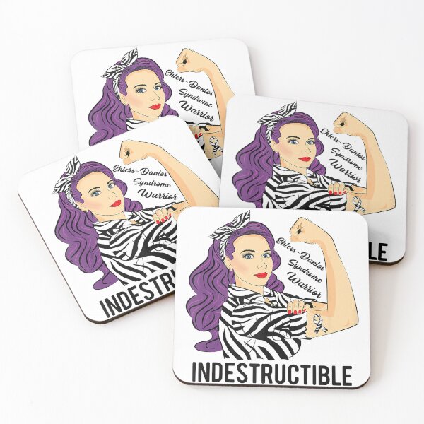 Item preview, Warrior Indestructible Ehlers-Danlos Syndrome Awareness designed and sold by EmilieWebeEW.