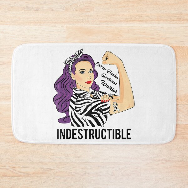 Item preview, Warrior Indestructible Ehlers-Danlos Syndrome Awareness designed and sold by EmilieWebeEW.