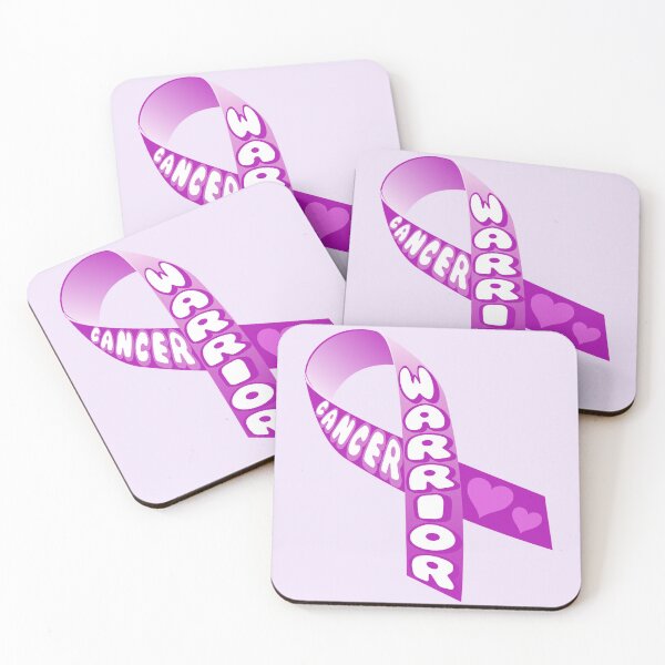 Item preview, Cancer WARRIOR Purple Ribbon designed and sold by everything4eva.