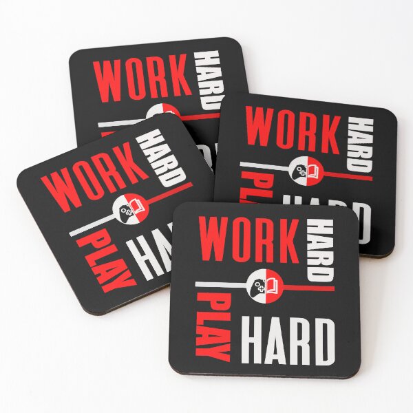 Item preview, Work hard, play hard designed and sold by mwebba2005.