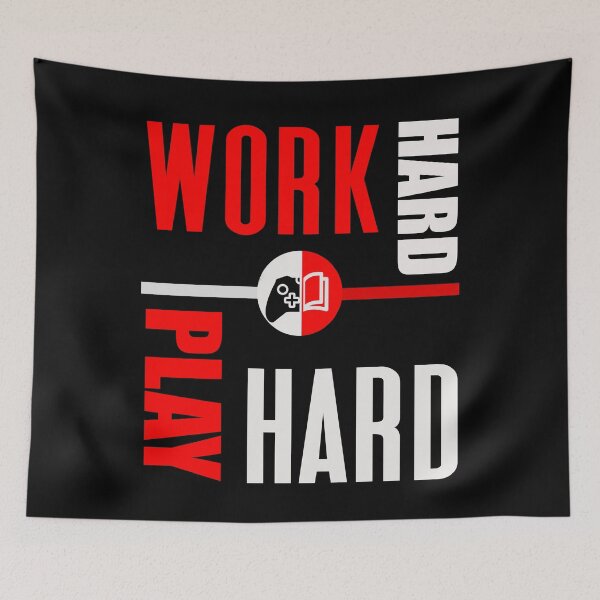 Item preview, Work hard, play hard designed and sold by mwebba2005.