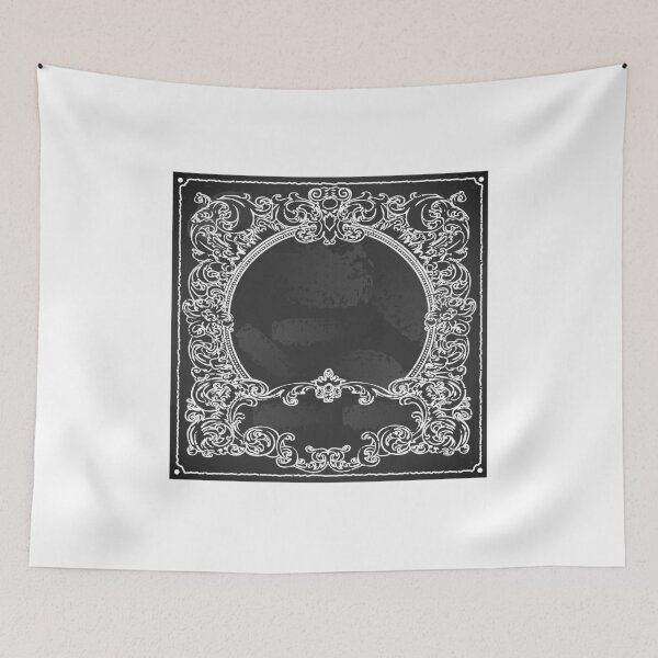 Item preview, Vintage Floral Frame on Blackboard designed and sold by aurielaki.