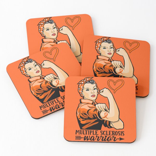 Item preview, Wear Orange Multiple Sclerosis Warrior MS Awareness designed and sold by EmilieWebeEW.