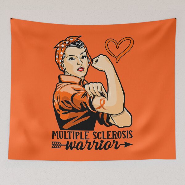 Item preview, Wear Orange Multiple Sclerosis Warrior MS Awareness designed and sold by EmilieWebeEW.