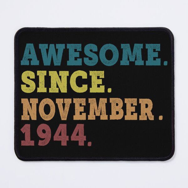 Item preview, Awesome Since November 1944 Retro Vintage 78th Birthday Gift designed and sold by designbychow.