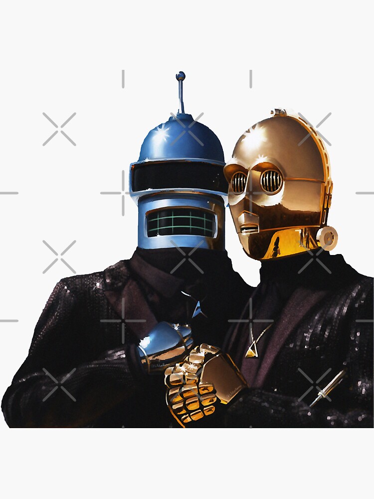 Buy POSTER C3P0 and Bender Daft Punk Inspired Premium Poster Print Wall Art  Online in India - Etsy