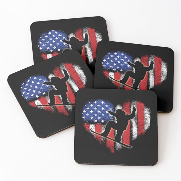 Item preview, I Love Snowboarding USA designed and sold by GreatWest.
