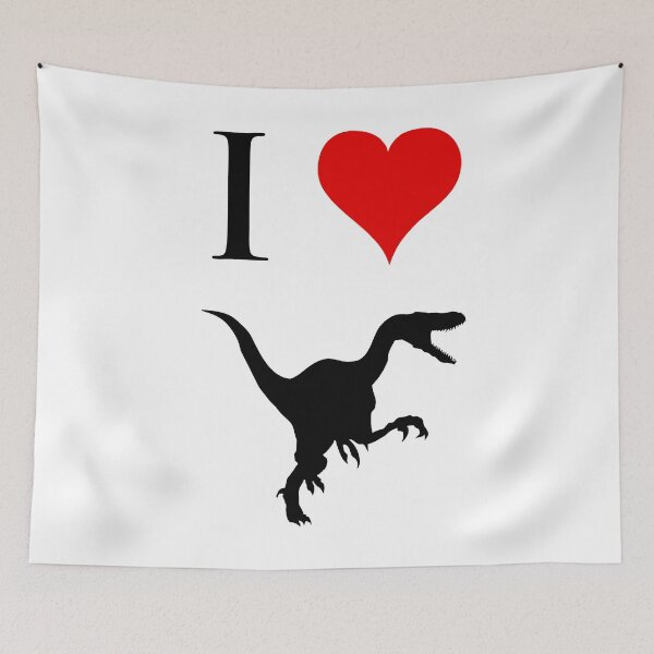 Item preview, I Love Dinosaurs - Velociraptor designed and sold by jezkemp.