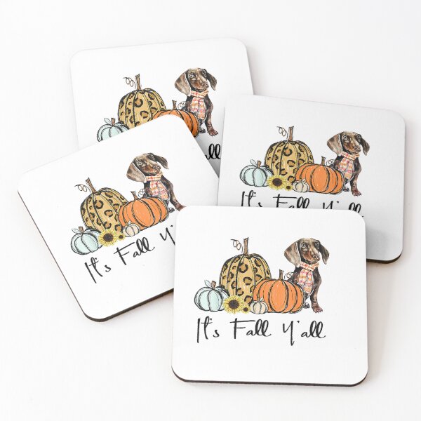 Item preview, It’s Fall Y’all Dachshund  designed and sold by BeansHotTees.