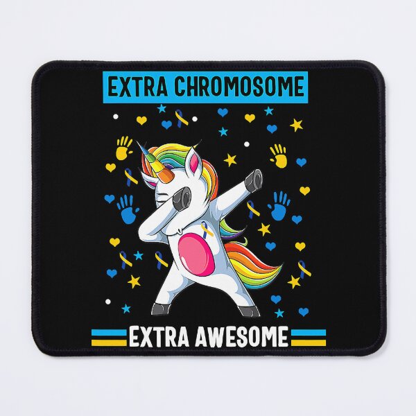 Item preview, Unicorn Extra Chromosome Ext Awesome Down syndrome awareness designed and sold by EmilieWebeEW.