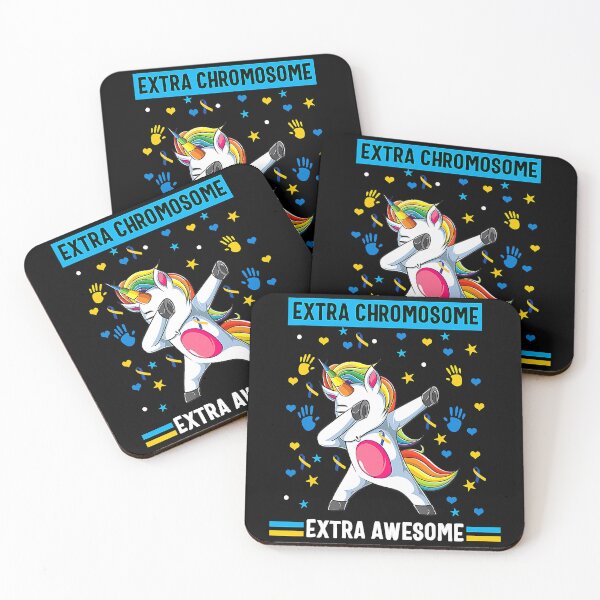 Item preview, Unicorn Extra Chromosome Ext Awesome Down syndrome awareness designed and sold by EmilieWebeEW.