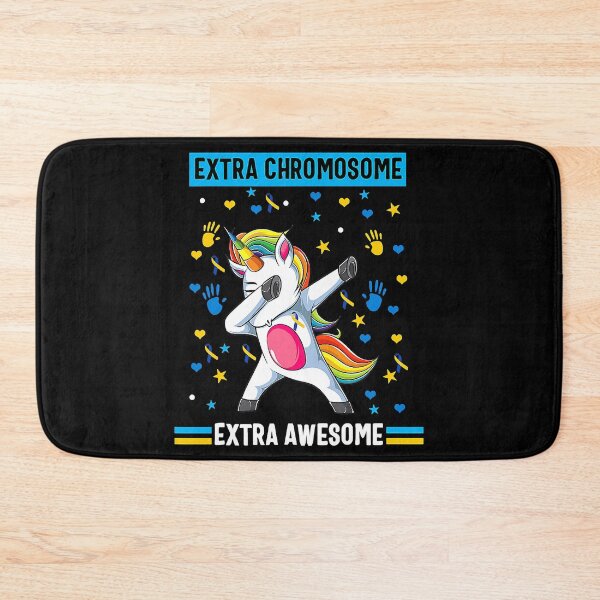 Item preview, Unicorn Extra Chromosome Ext Awesome Down syndrome awareness designed and sold by EmilieWebeEW.