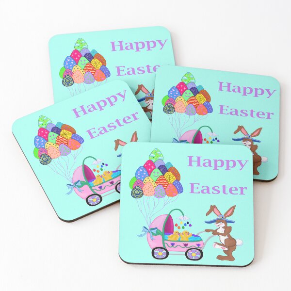 Item preview, Happy Easter Bunny Mommy with Baby Chicks  designed and sold by Deborah Camp.