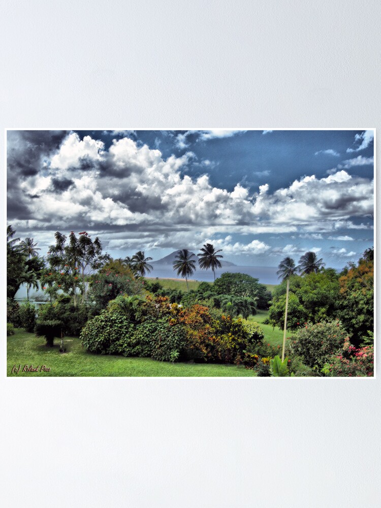 Alternate view of Saba in the Distance Poster