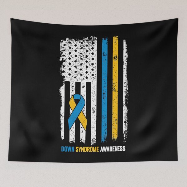 Item preview, Down Syndrome Awareness American Flag designed and sold by EmilieWebeEW.