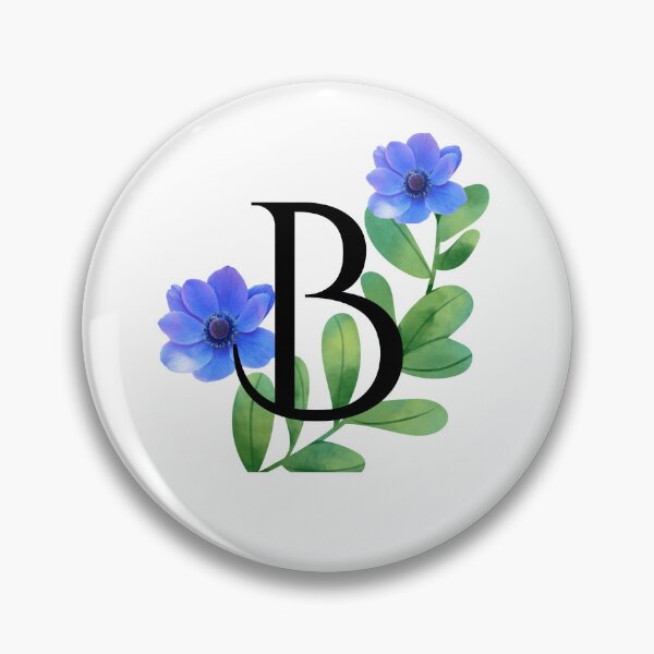 Item preview, Floral B designed and sold by ThoughtfulyCute.