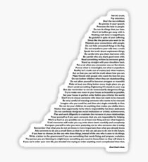 jordan peterson quote mountain Sticker