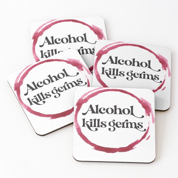 Item preview, Alcohol Kills Germs designed and sold by BuxomBabe21.