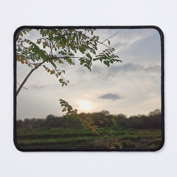 Item preview, beautiful scenery with sunrise in the gap between the groves designed and sold by Murtihapsari.
