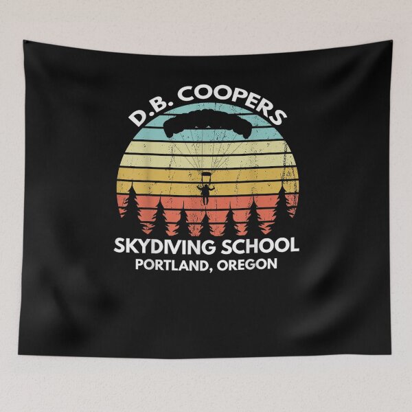 Item preview, D. B. Coopers Skydiving School Portland, Oregon Funny designed and sold by Hatimg.