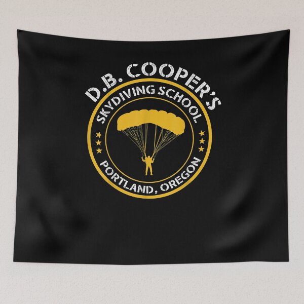 Item preview, DB Cooper Skydiving School Portland Oregon Funny designed and sold by Hatimg.