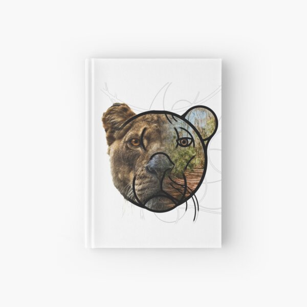 Geometric Lioness Carnet cartonné