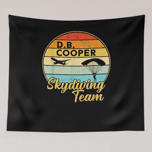 Item preview, Db Cooper Skydiving Team 1971 Vintge Skyjacking History designed and sold by Hatimg.